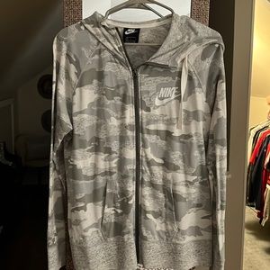 Camo Nike zip up